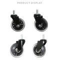 3 Zoll transparentes Caster Puhe