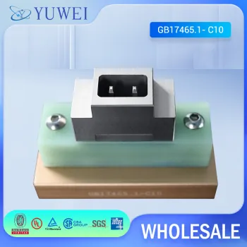 IEC60320-1 GB17465.1 C10 For 6 A 250 V Appliance Couplers Used In Cold Conditions For Class II Equipment