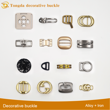 Cilalı Çinko Alaşımlı Dekoratif Ayakkabı Tokaları