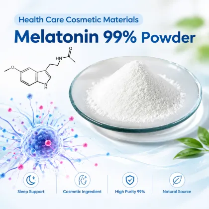 Health Care Cosmetic Materials Melatonin 99% Powder