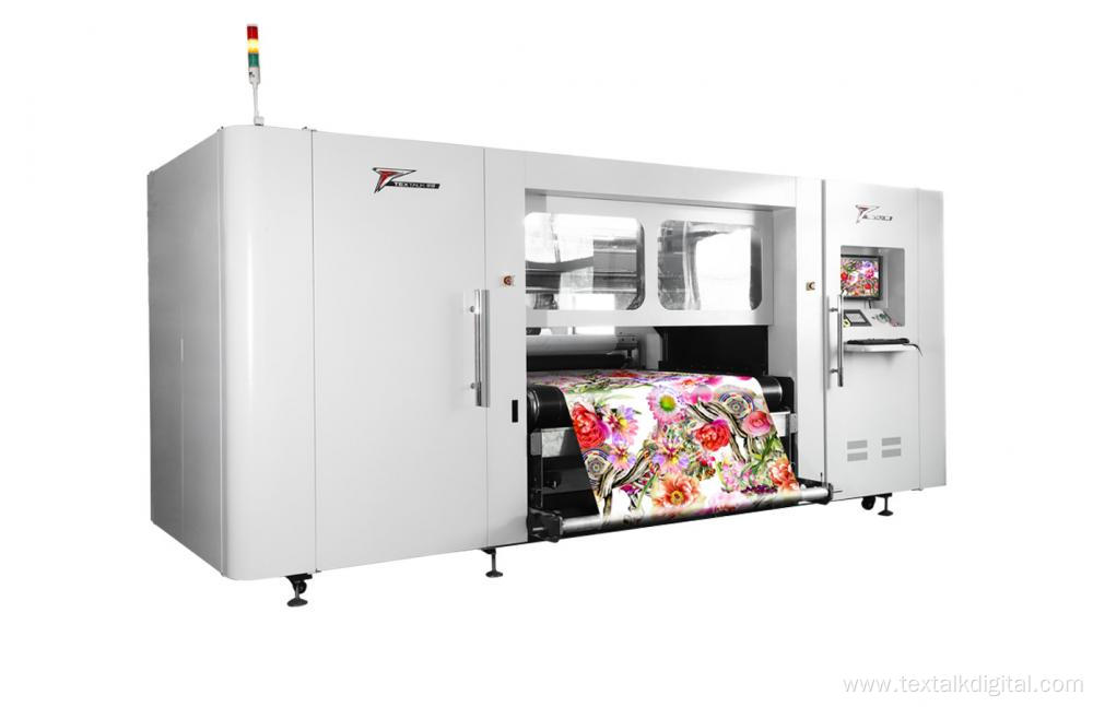 Hometextile printing machine for pigment solution
