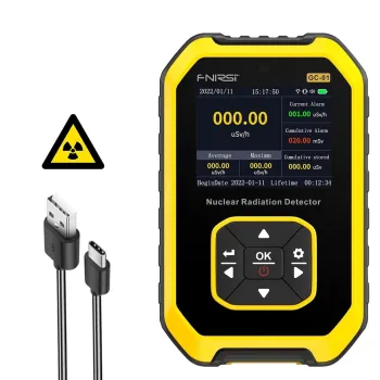 High Precision Dosimeter: X-ray Tester, Geiger Counter, and Radiation Monitor