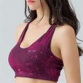 Aangepaste full-printing yoga cropped top BH