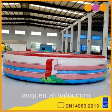 AOQI commercial use outdoor inflatable bullring game for adults
