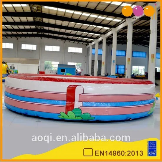 AOQI commercial use outdoor inflatable bullring game for adults