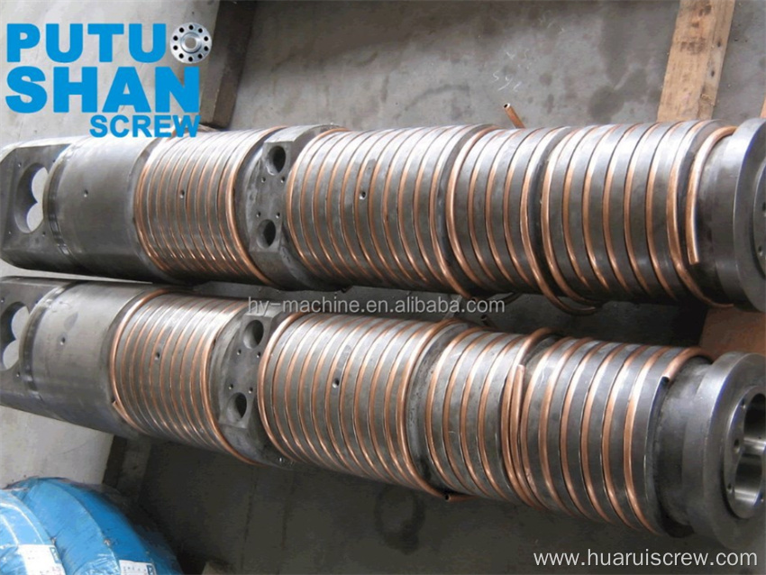 alloy steel 38CrMoAlA Conical Twin Screw and barrel