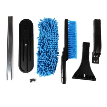 3-in-1 Winter Car Accessory: Retractable Snow Brush and Scraper