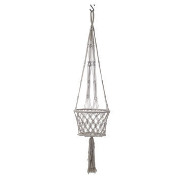 Macrame Plant Hanger, Made of Polyester-cotton rope, 20kg Maximum Weight