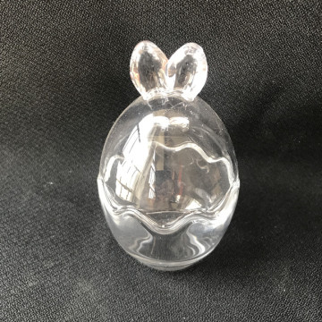 Easter Day Glass Bunny Egg Jars