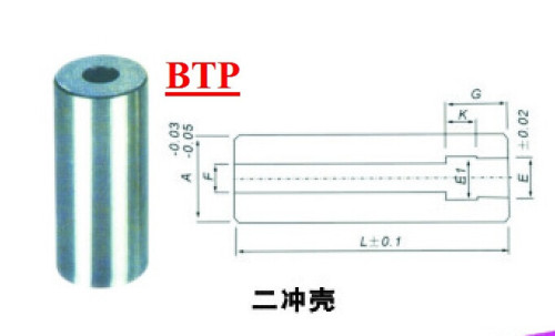 Standar non karbida dingin penempaan Hardware alat (BTP-R227)