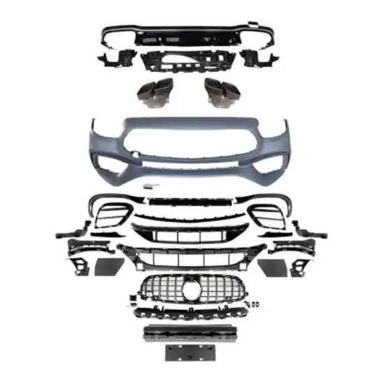 2021-2023 BENZ W213 AMG Line Car Body Kit - Front Lip, Rear Diffuser, Side Skirts, Vents, Spoiler, Bumper