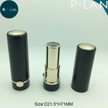 Fancy Black 12.1mm Lipstick Cosmetic Tubes Wholesale