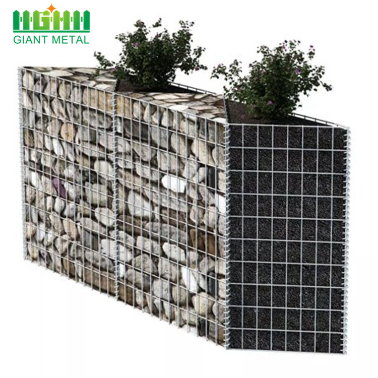 Galvanized welded garden gabion box welded stone cage