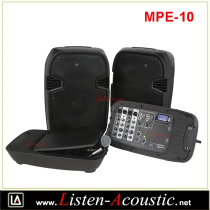 MPE-10 Portable Plastic Active Speaker with Digital Amplifier