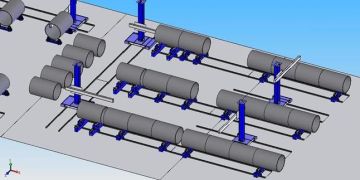 Wind Tower Production Line  Have Welding Manipulator And Welding Rotator