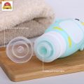 TB01 Cosmetic 100 Ml Silicona de grado alimenticio Squeeze Leak Proof Shampoo Kit Travel Silicone Bottle Set