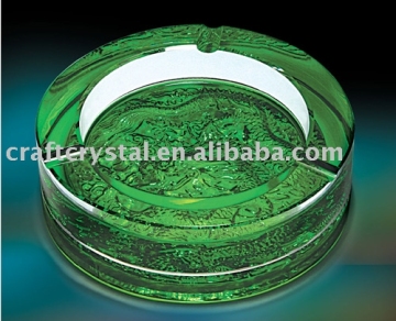 home round glass ashtray
