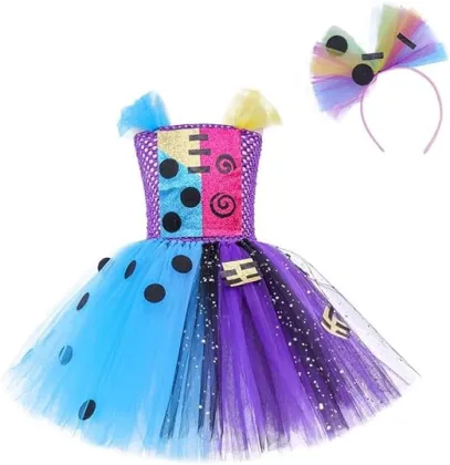Girls Halloween Sally Princess Tutu Dresses