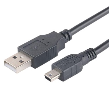 USB to Mini5P Trapezoidal Port Data Cable for USB2.0 to T-Port V3 Mini Hard Disk Connection