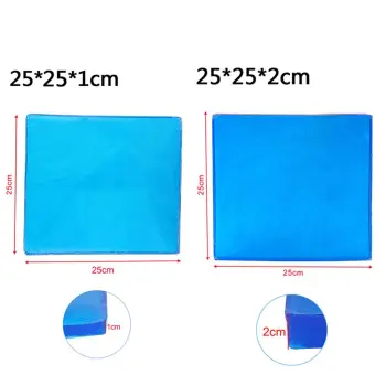 Motorcycle Seat Cushion Blue Motorbike Scooter Comfortable Soft Gel Cushion Cushion Cooling And Shock Absorption Comfort