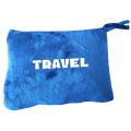 Travel blanket pillow with logo