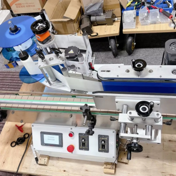 Labeling Machine for Small Businesses: Table Top Desktop Auto Can, Jar, and Vial Stickers