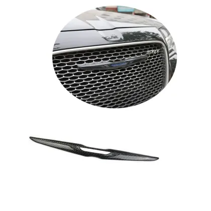 2017-22 Chrysler Pacifica Carbon Fiber Exterior Accessories - Front Grille Center Grid Car Logo Decor
