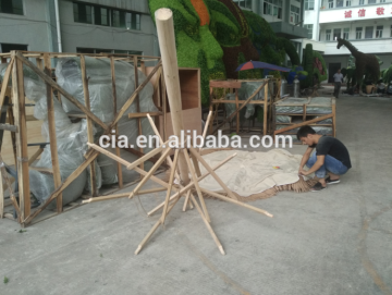 folder exhibition thatch umbrella easy to carry