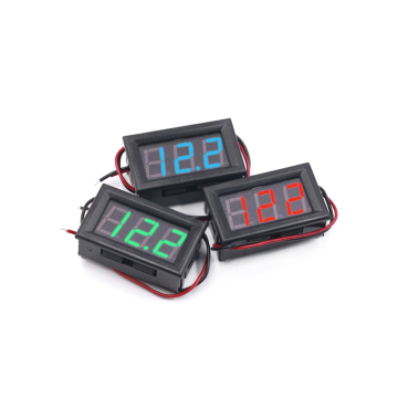 DC voltmeter 0,56 inch LED Digitale voltmeter DC 4.5V-30.0V met bescherming tegen omgekeerde verbindingen