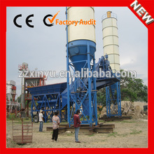 Low cost mobile concrete batching plant YHZS35 with cement silo