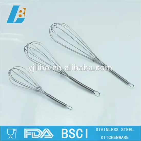 Hot sale stainless steel spring egg beater LB-5020-2