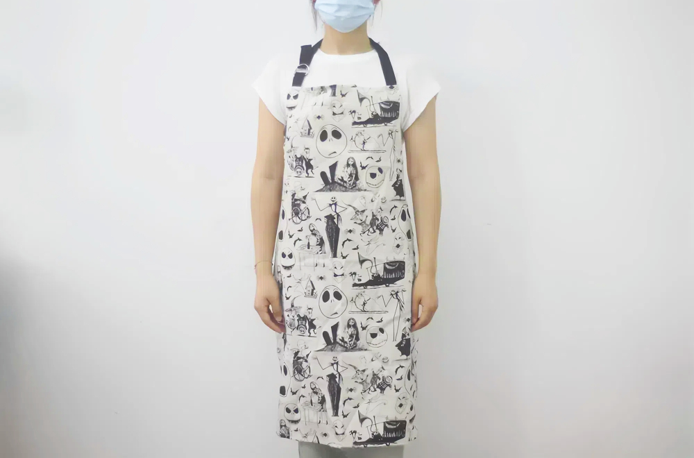 Cotton Apron With Pocket