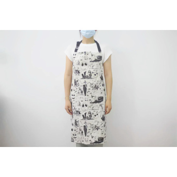 Cotton Apron With Pocket