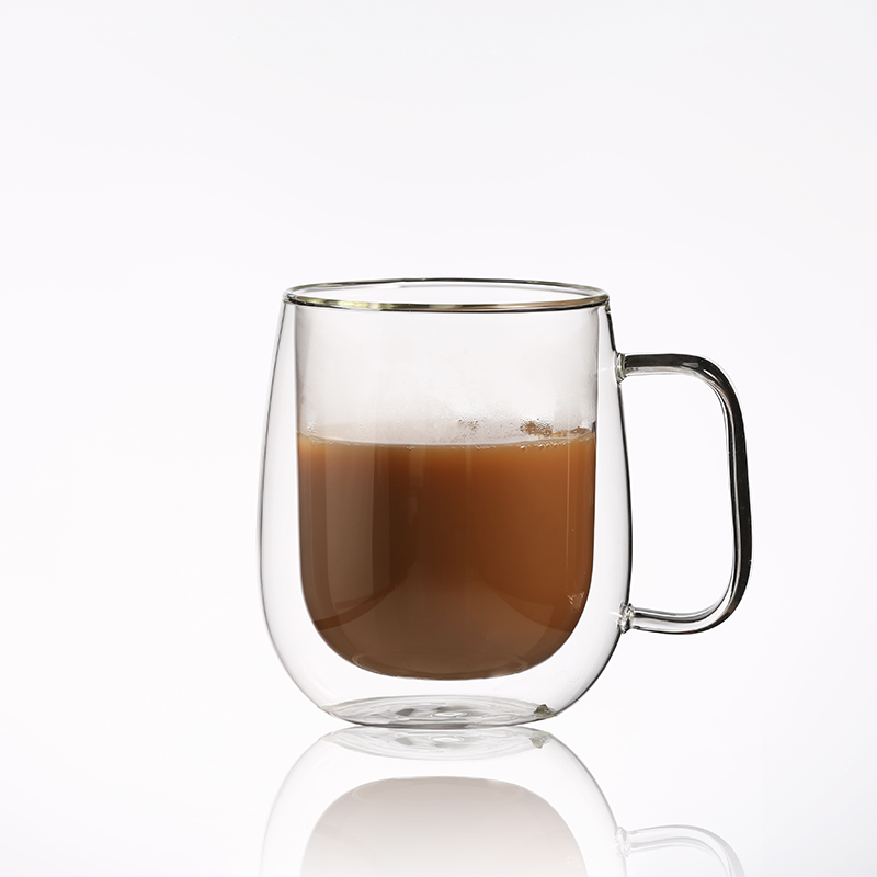 Té frío y caliente Bebidas Lattes Capuchino Vasos con aislamiento de doble pared Taza de café