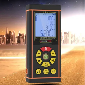 80M digital USB charge laser distance meter with Voice prompt with bubble