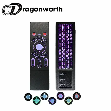 TV Keyboard Video Game T6 Touchpad Backlit 7 Color