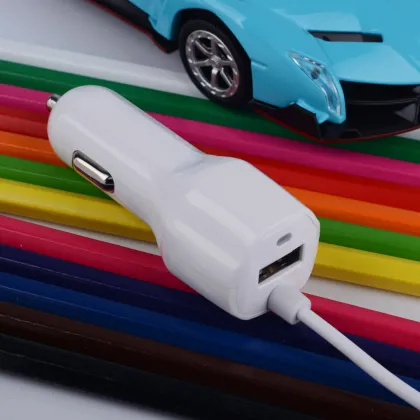 5v 2.1a USB Car Charger Lightning Cable