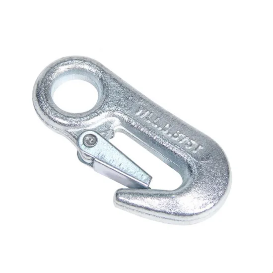 Electric Galvanized Powder Plastified Winch Hook For Heavy Industry
