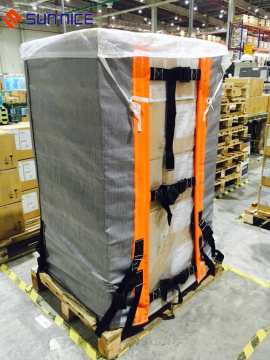 Elevata sicurezza del wrapper pallet riutilizzabile