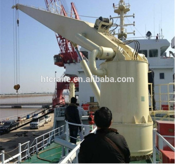 deck marine hydraulic ship crane