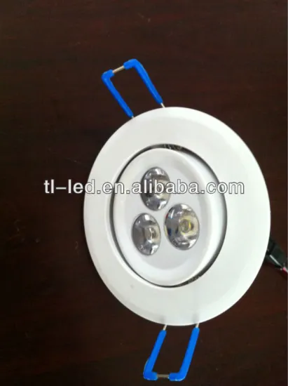 3W High brightness LED ceiling light with plastic housing