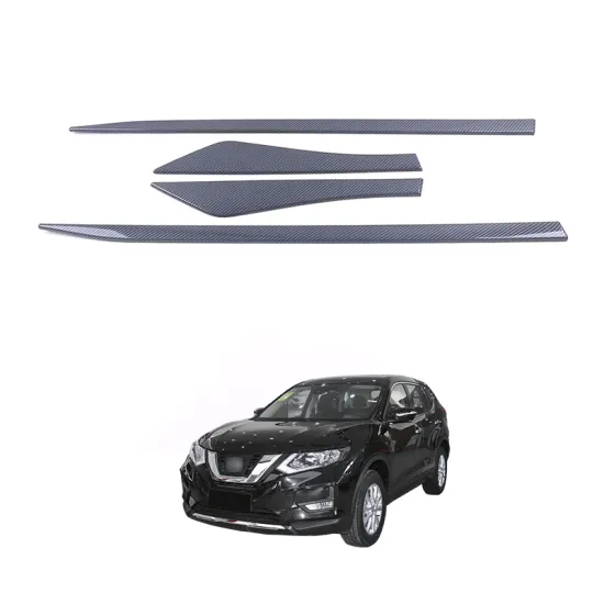 OEM Stainless Steel ABS Door Edge Trim for 2022 Nissan X-Trail - Carbon Fiber Chrome
