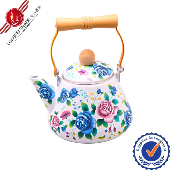 1.2/1.5/2.0/2.5L Decal Enamel Kettle with Bakelite Handle