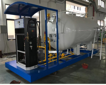 4 tons LPG Skid Filling Plant with Dispenser