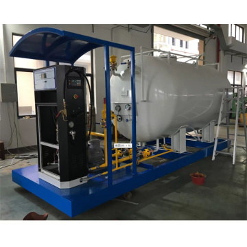 4 tons LPG Skid Filling Plant with Dispenser