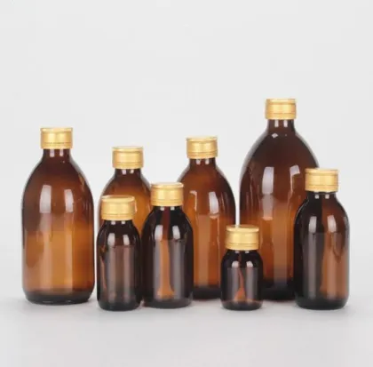 Wholesale Oral Liquid Syrup Pharmaceutical Glass Bottles with Caps
