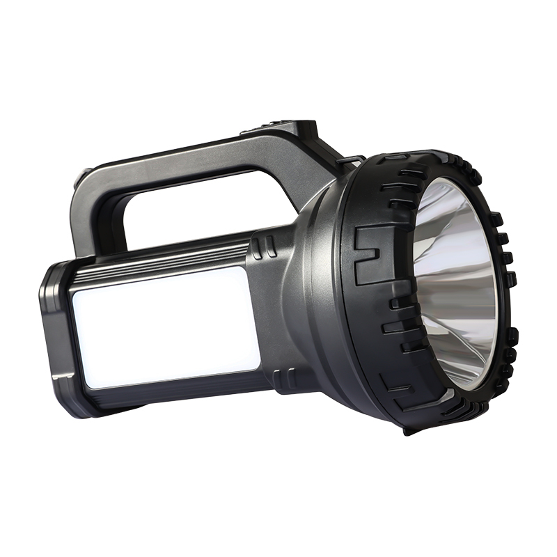 Rechargeable LED Searchlight with Side Emergency Light