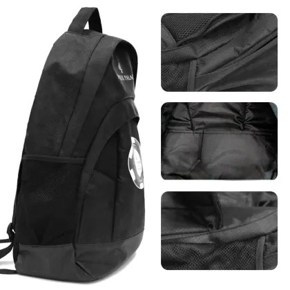 Black outdoor fashion sports waterproof backpack