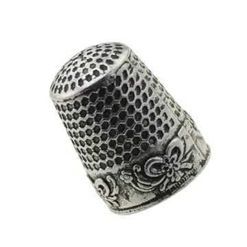 New Sewing Thimble Finger Protector Classical Pattern Hard Metal Thimble Sewing Tools Needles Partner Costura 2.3cm
