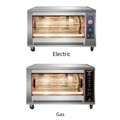 Electric Rotisserie Oven Grill Machine for Rotisserie Chicken